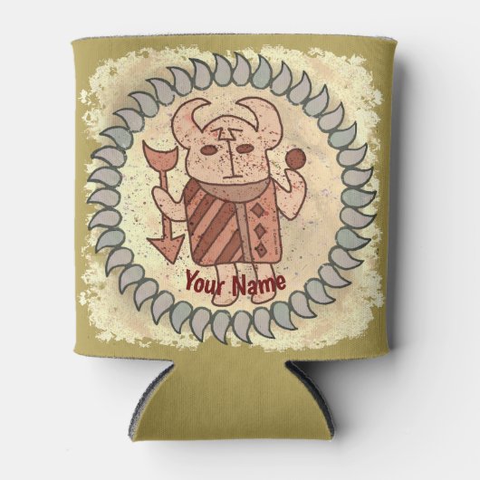 Tribal Bull Rune koelbox Blikjeskoeler (Voorkant)