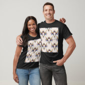 Tribal Bull Skull: Boho naadloos T-shirt (Unisex)