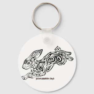 Tribal Bunny Sleutelhanger