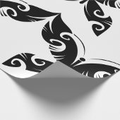 Tribal Butterfly Tattoo Bold Black Ink Style Cadeaupapier
