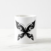 Tribal Butterfly Tattoo Bold Black Ink Style Koffiemok