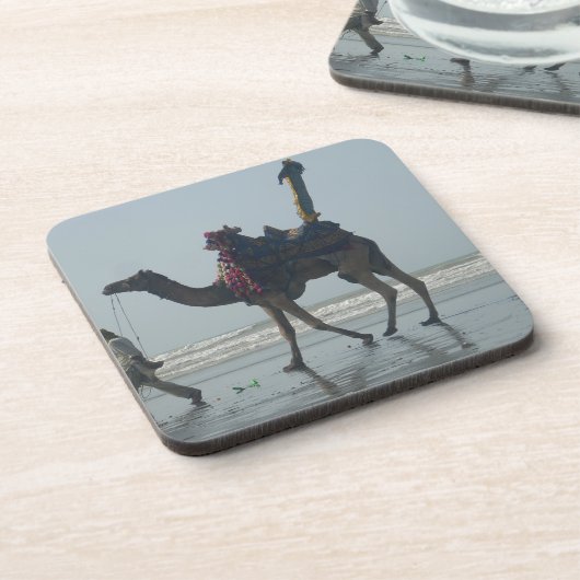 Tribal Camel Ride: Morning Tide Sands & Zee Drankjes Onderzetter (Linkerzijde)