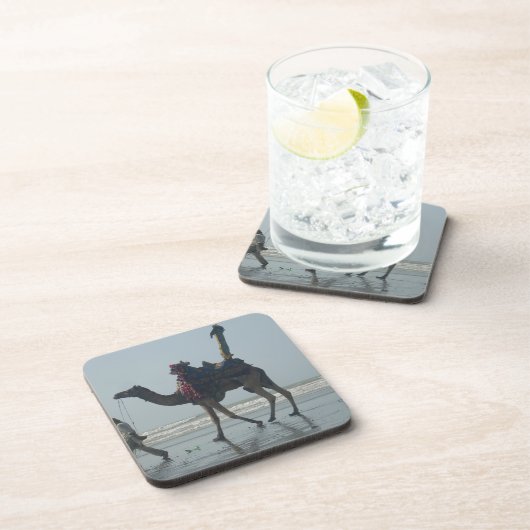 Tribal Camel Ride: Morning Tide Sands & Zee Drankjes Onderzetter (Rechterzijde)