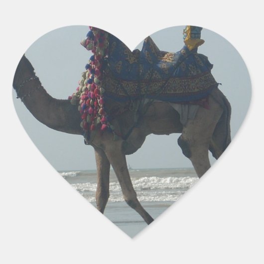 Tribal Camel Ride: Morning Tide Sands & Zee Hart Sticker (Voorkant)