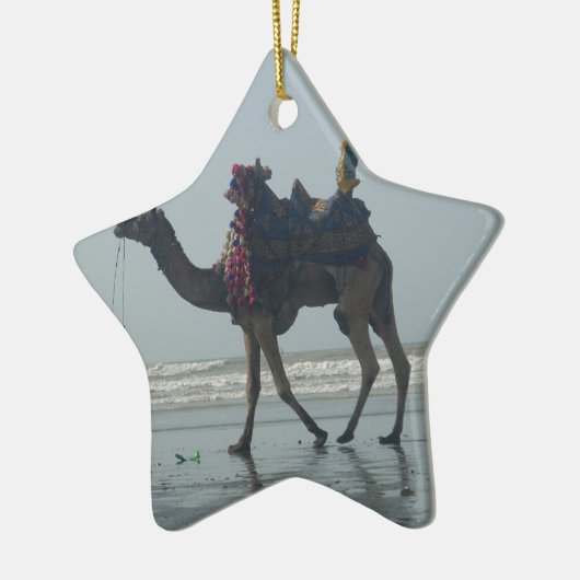 Tribal Camel Ride: Morning Tide Sands & Zee Keramisch Ornament (Links)