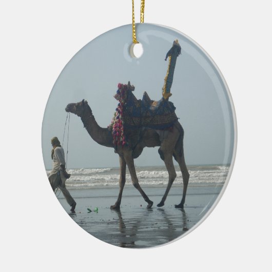 Tribal Camel Ride: Morning Tide Sands & Zee Keramisch Ornament (Links)