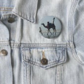 Tribal Camel Ride: Morning Tide Sands & Zee Ronde Button 5,7 Cm (In situ)