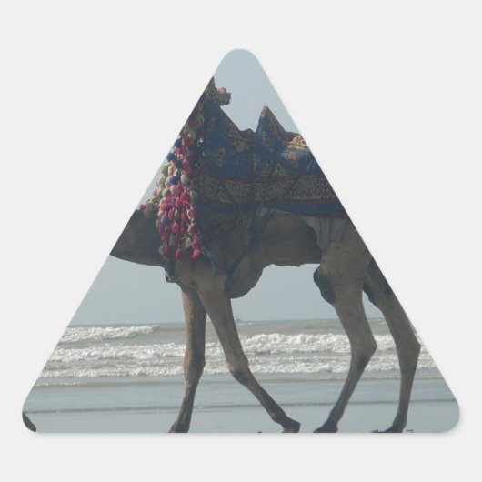 Tribal Camel Ride: Morning Tide Sands & Zee Sticker (Voorkant)