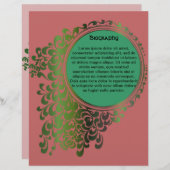 Tribal Celtic Pagan Funeral Program Pg 5-6 (Voorkant / Achterkant)