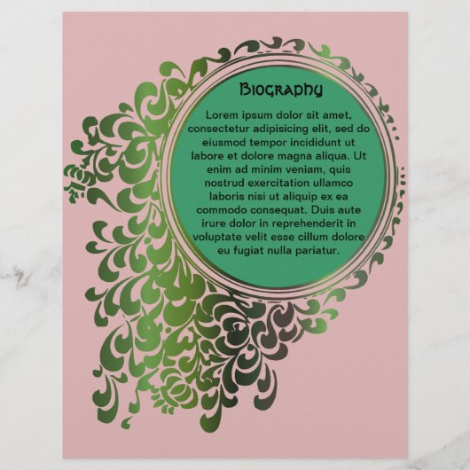 Tribal Celtic Pagan Funeral Program Pg 5-6 (Achterkant)