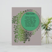 Tribal Celtic Pagan Funeral Program Pg 7-8 (Staand voorkant)