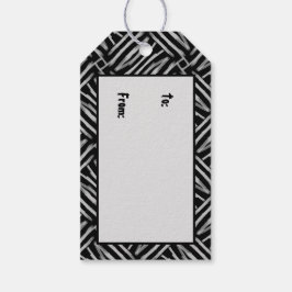 Tribal Chalk Label Cadeaulabel