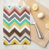 Tribal Chevron Theedoek (Quarter Fold)