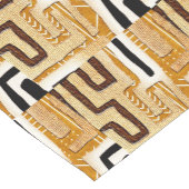 "Tribal Chic: Kuba-geïnspireerd tafelmagie": Korte Tafelloper (Hoek)