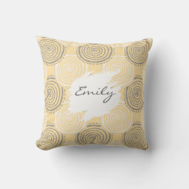 Tribal Circle Pattern Throw Pillow Kussen