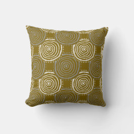 Tribal Circle Pattern Throw Pillow Kussen