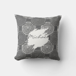 Tribal Circle Pattern Throw Pillow Kussen