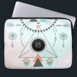 Tribal Colorful Geometric Totem Design Laptop Sleeve<br><div class="desc">Elegant kleurrijk zuidwestelijk thema tribaal totem geometrisch ontwerp.</div>