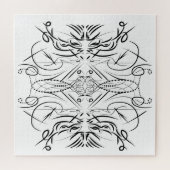 Tribal Creative Art Pattern Game Legpuzzel (Horizontaal)