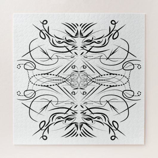 Tribal Creative Art Pattern Game Legpuzzel (Horizontaal)