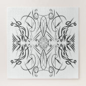 Tribal Creative Art Pattern Game Legpuzzel (Verticaal)