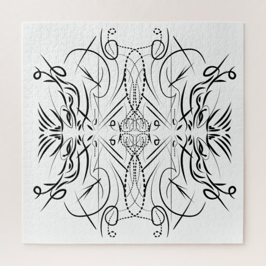 Tribal Creative Art Pattern Game Legpuzzel (Verticaal)