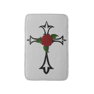 Tribal Cross Bath Mat