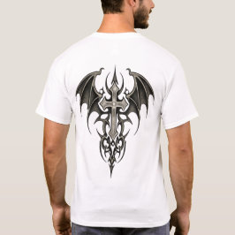 Tribal Cross Emblem T-shirt