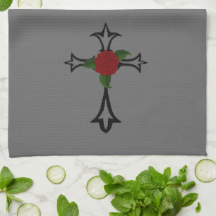 Tribal Cross Keuken Handdoek