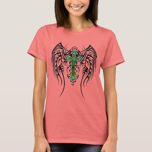 TRIBAL CROSS T-SHIRT (Voorkant)