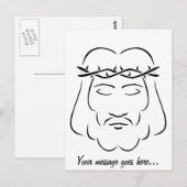 Tribal Crown of Thorns Briefkaart (Voorkant / Achterkant)