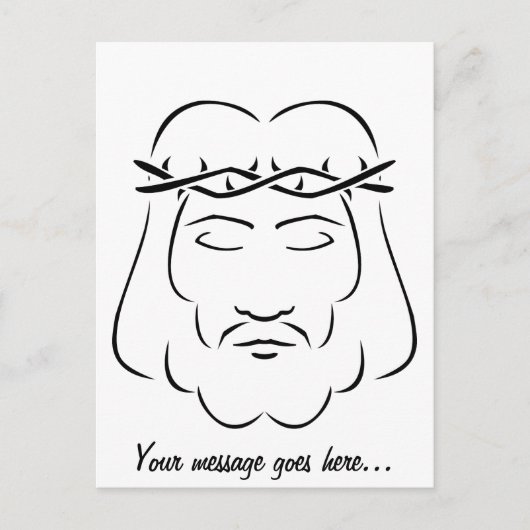 Tribal Crown of Thorns Briefkaart (Voorkant)
