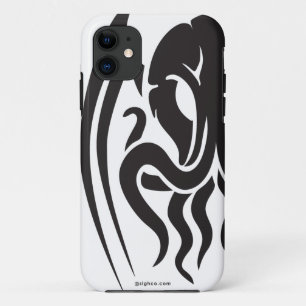 Tribal Cthulhu iPhone 5/5S hoesje zwart op wit
