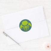 Tribal Cthulhu Ronde Sticker (Envelop)
