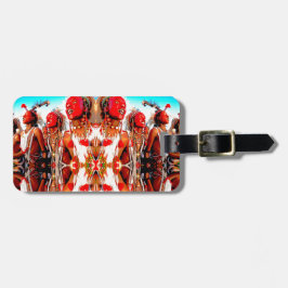 Tribal Dance Bagagelabel