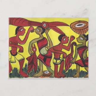 Tribal Dance Briefkaart