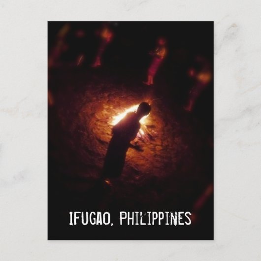 Tribal Dance Briefkaart (Voorkant)