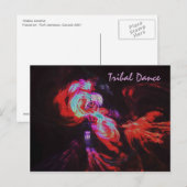 TRIBAL DANCE BRIEFKAART (Voorkant / Achterkant)