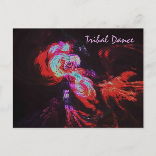 TRIBAL DANCE BRIEFKAART (Voorkant)