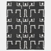 Tribal Dance Fleece Deken (Voorkant)