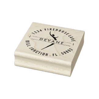 Tribal Dance Goddess retour adres stempel