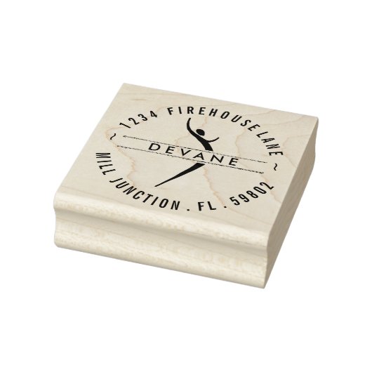 Tribal Dance Goddess retour adres stempel (Stempel)