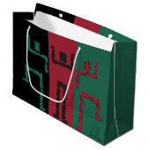 Tribal Dance Groot Cadeauzakje (Voorkant Gekanteld)