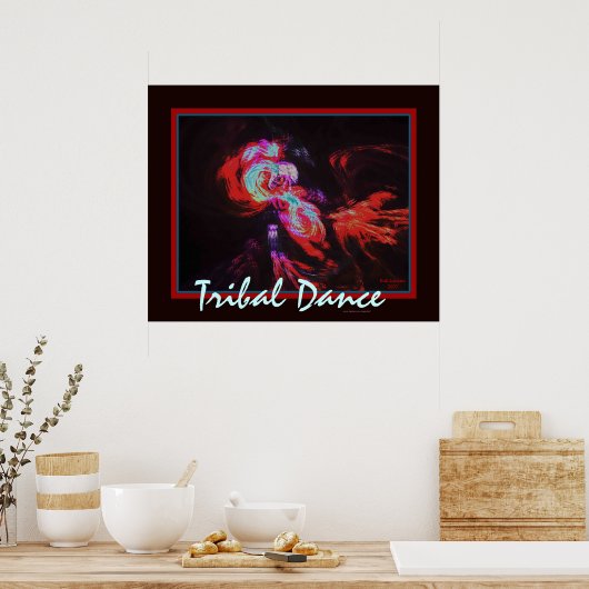 TRIBAL DANCE POSTER (Keuken)