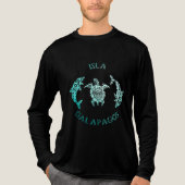  Tribal de las Islas Galápagos Tri-Blend Shirt (Voorkant volledig)