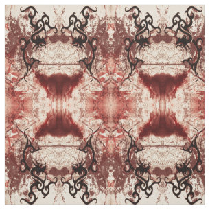 Tribal Decay Damask Gothic Art Stof