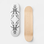 Tribal Deer Skull Tattoo - zwart-wit Persoonlijk Skateboard (Voorkant)