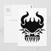 Tribal Demon Briefkaart (Voorkant / Achterkant)