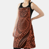 Tribal Design All-Over Print Schort (Insitu)