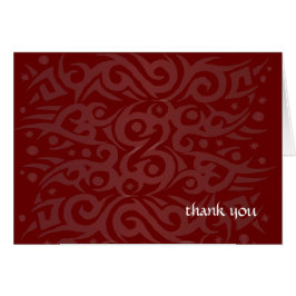 TRIBAL DESIGN Bar Bat Mitzvah - Hartelijk dank